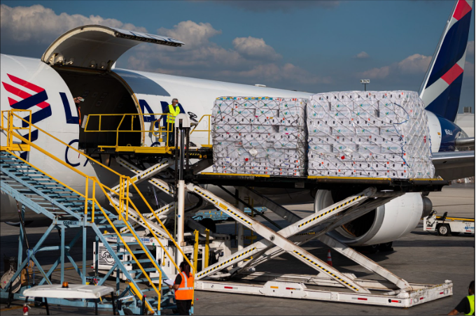 Latam Cargo Transporta Para Recife Quase Mil Toneladas No Primeiro