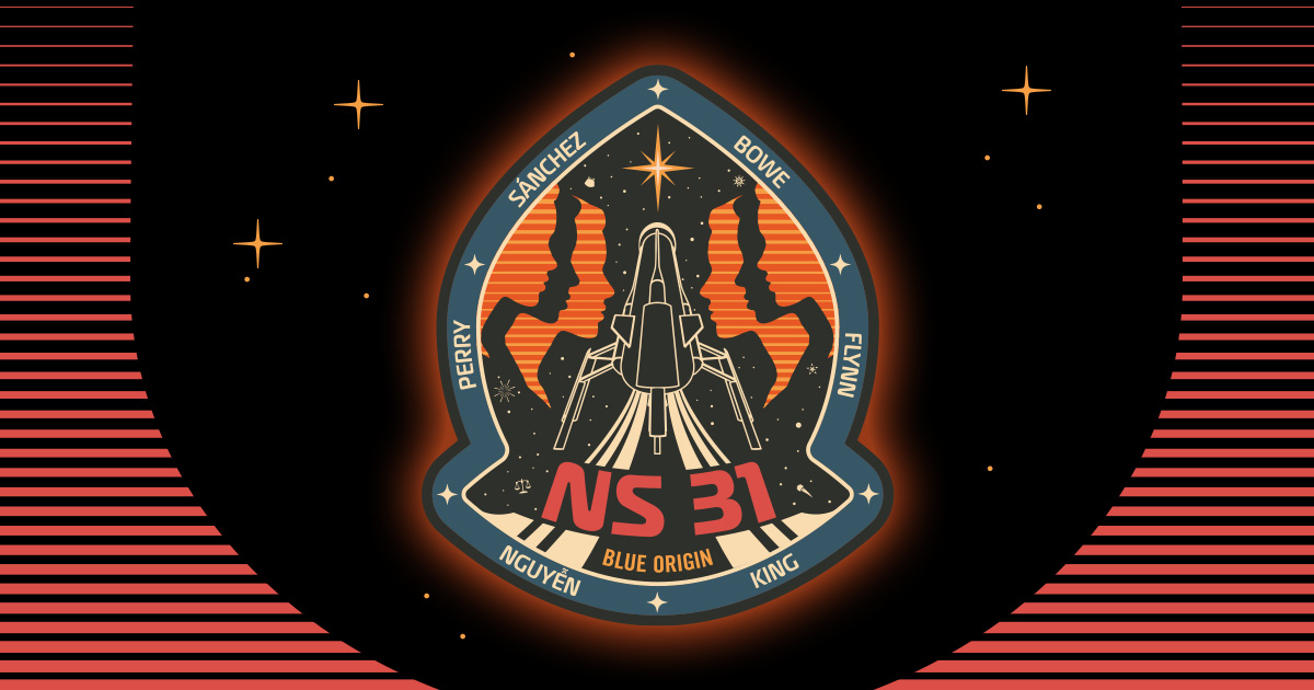 A missão NS-31 tripulada do New Shepard tem como alvo a decolagem em 14 de abril