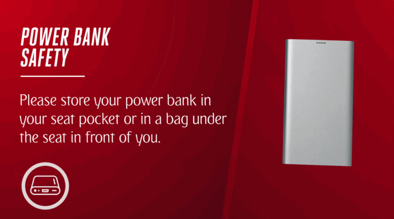 Emirates suspende uso de carregadores portáteis a bordo a partir de amanhã