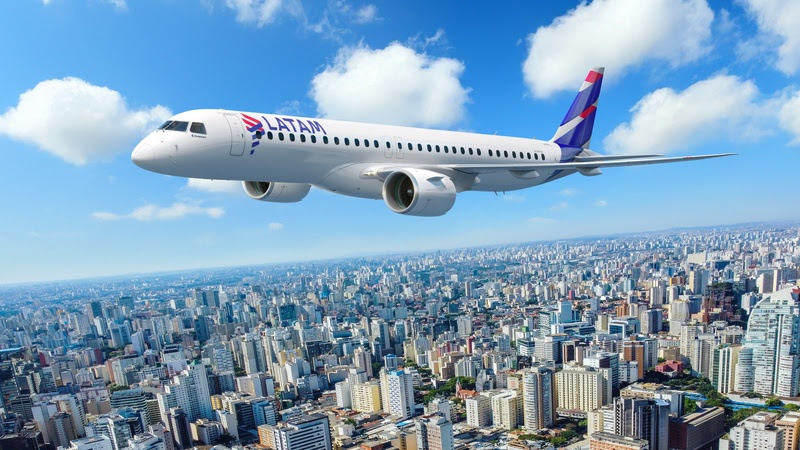 Grupo LATAM anuncia plano para fortalecer a conectividade na América do Sul com o Embraer E195-E2