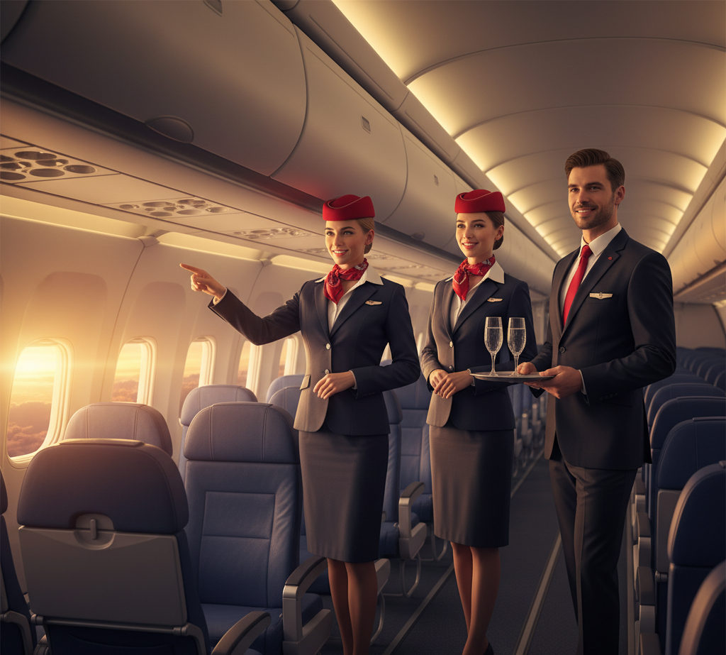 Exames teóricos para comissários de voo serão retomados 