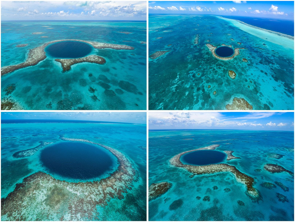 Belize do alto: sobrevoo do Great Blue Hole, uma das experiências mais incríveis do mundo