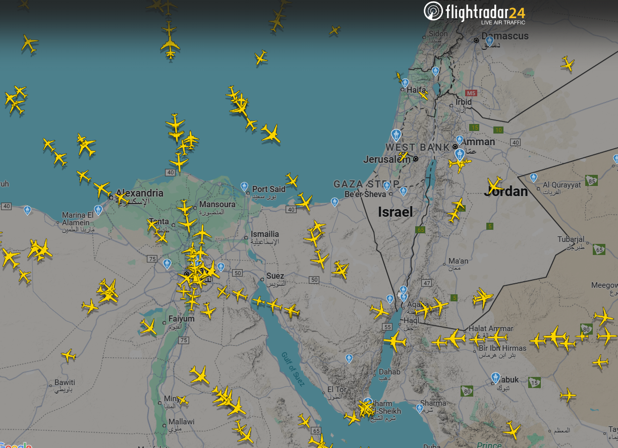 A EASA publica CZIB para o espaço aéreo do Irã, Iraque, Israel, Jordânia e Líbano