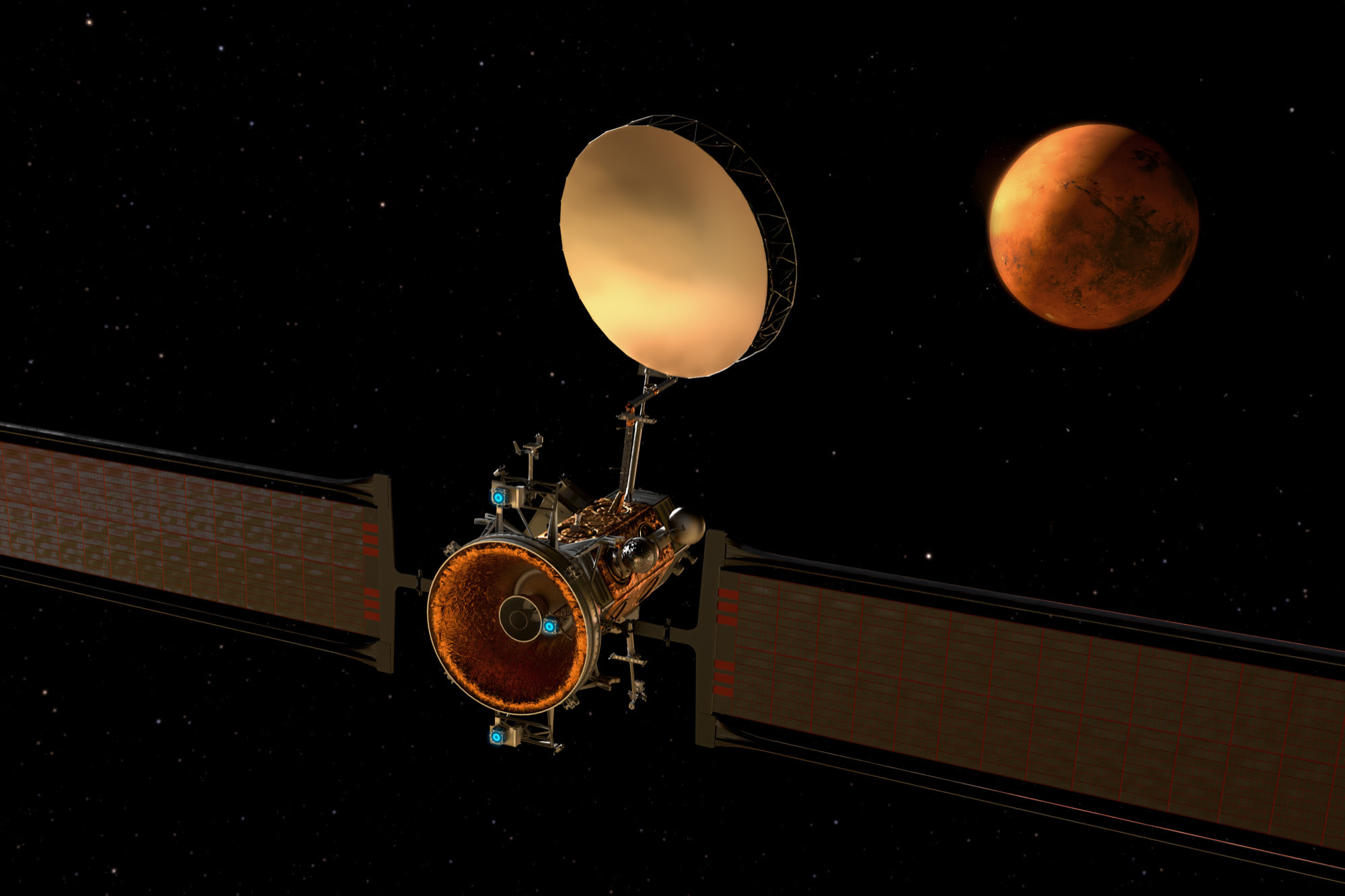 A Missão: Blue Origin’s Orbitador de Telecomunicações de Marte