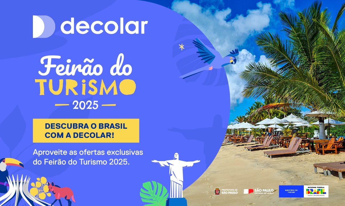Decolar participa do Salão Nacional do Turismo e leva ofertas exclusivas para o Feirão do Turismo 2025