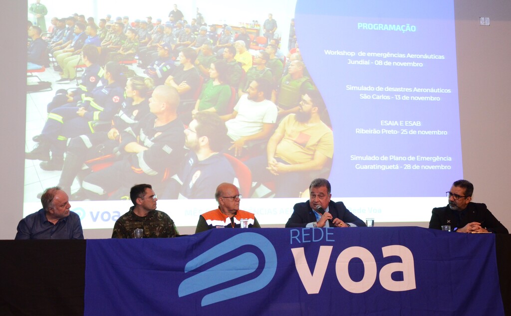 Mês de emergência: Rede VOA promove capacitação para emergências aeronáuticas
