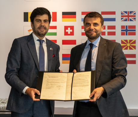 diretor executivo da Agência da União Europeia para a Segurança da Aviação (EASA), Florian Guillermet, e o diretor-geral da EUROCONTROL